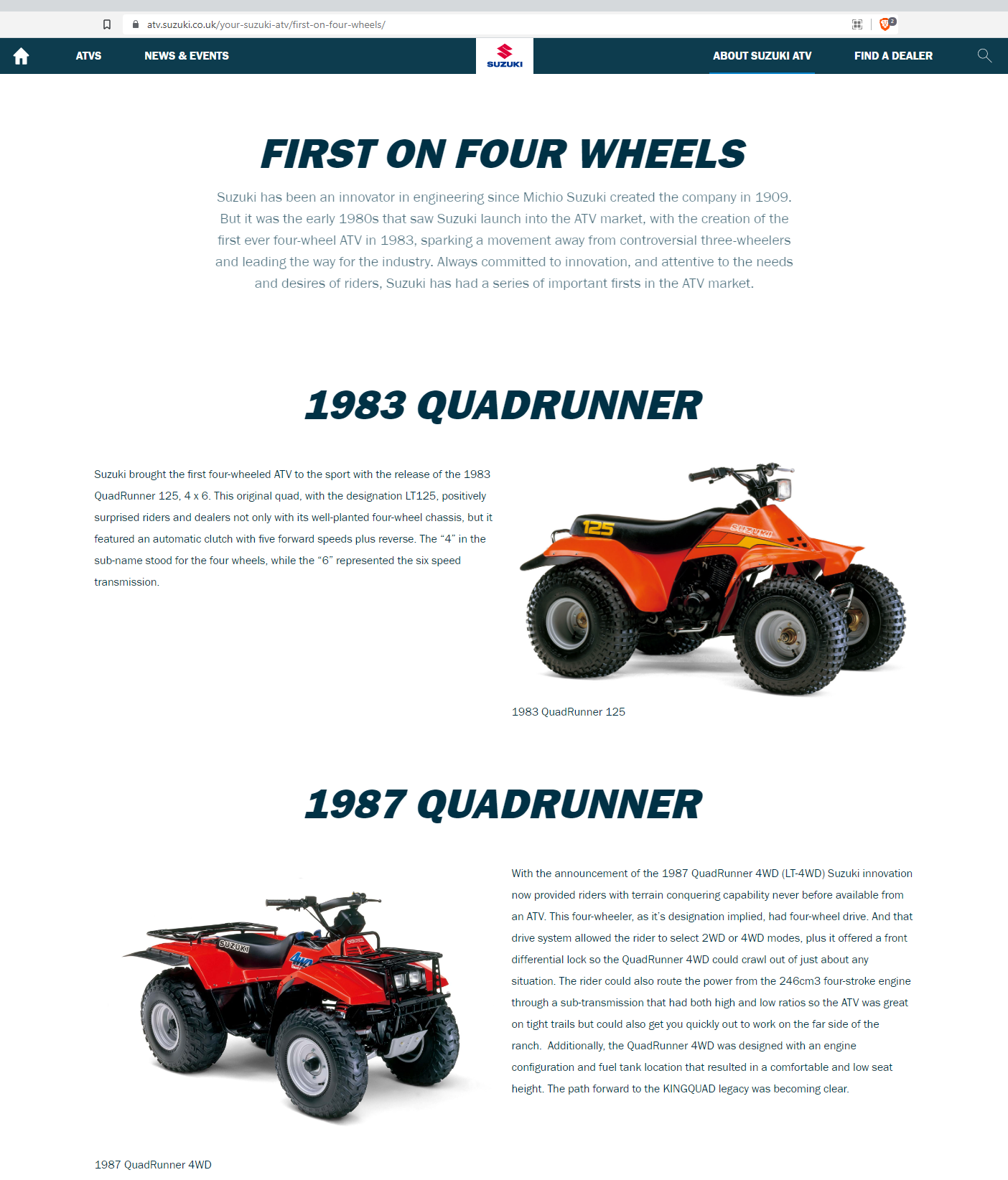 Suzuki Quadrunner 250 and King Quad 300 Lifetime Reference Guide MDW